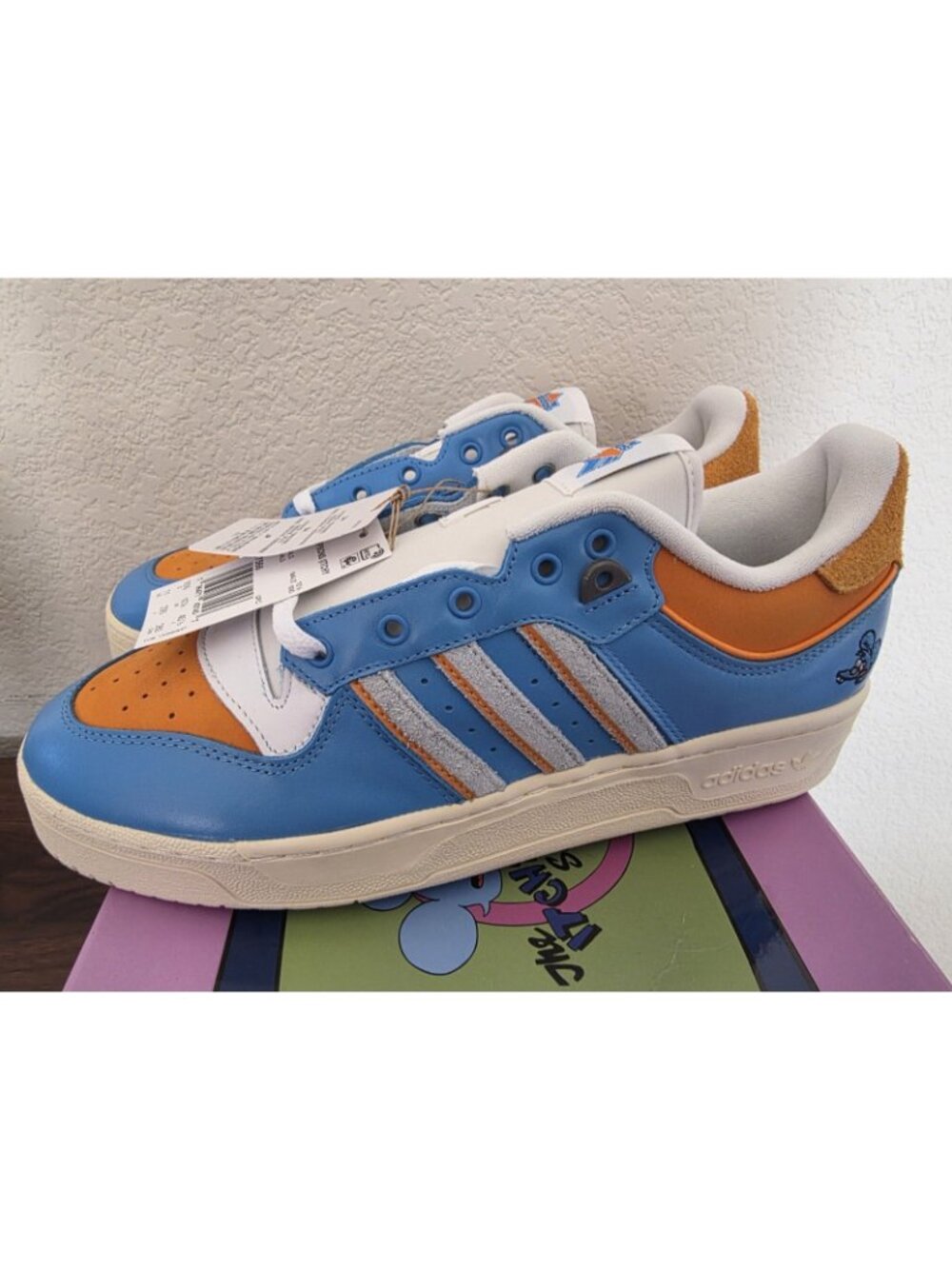 Size 11 Mens Adidas X The Simpsons Rivalry Low Itchy Sneakers IE7566 - Picture 6 of 11